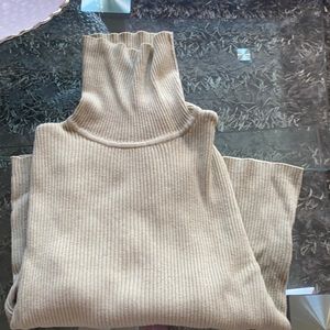 Fitted turtleneck sweater